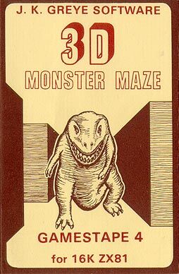 3D Monster Maze box art