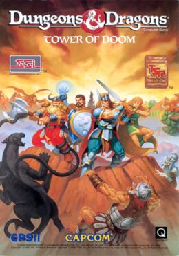Dungeons & Dragons (Capcom arcade) box art