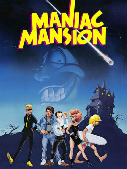 Maniac Mansion box art