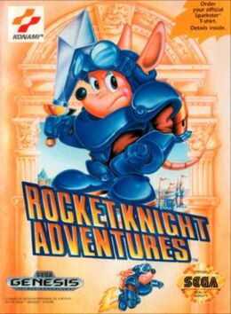 Rocket Knight Adventures box art