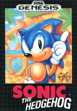 Sonic the Hedgehog box art