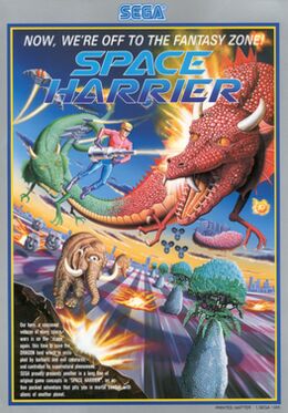 Space Harrier box art