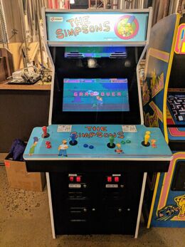 The Simpsons (arcade) box art