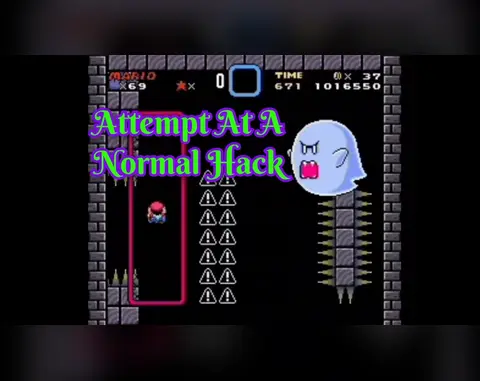 Attempt at a Normal Hack (Super Mario World ROM hack)