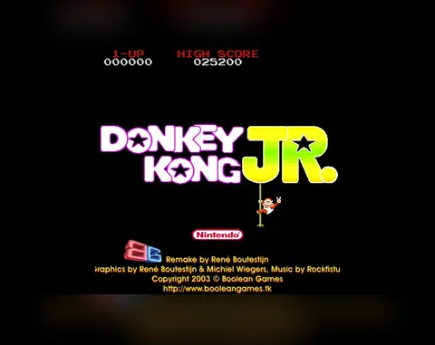 Donkey Kong Junior (Boolean Games remake)