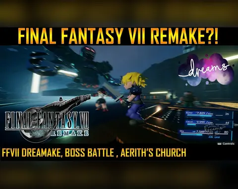 FFVII Dreamake (made in Dreams)