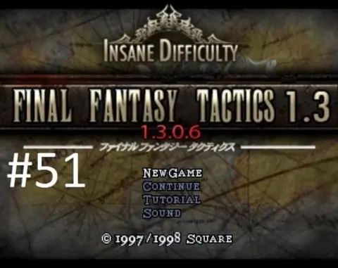 Final Fantasy Tactics 1.3 (PlayStation ROM hack)