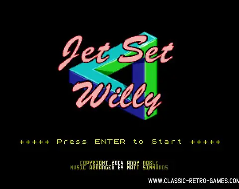 Jet Set Willy (Andy Noble remake)