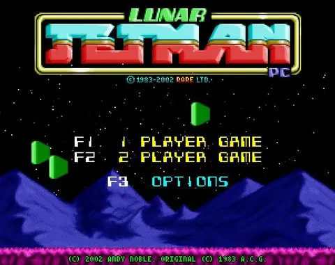 Lunar Jetman (Andy Noble remake)