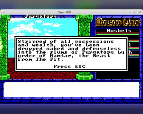 OpenDW (Dragon Wars engine recreation)