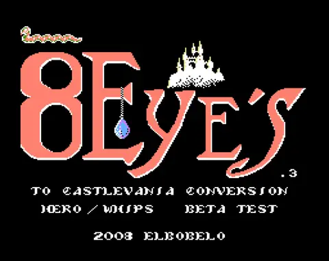 Simon Belmont in 8 Eyes (8 Eyes ROM hack)