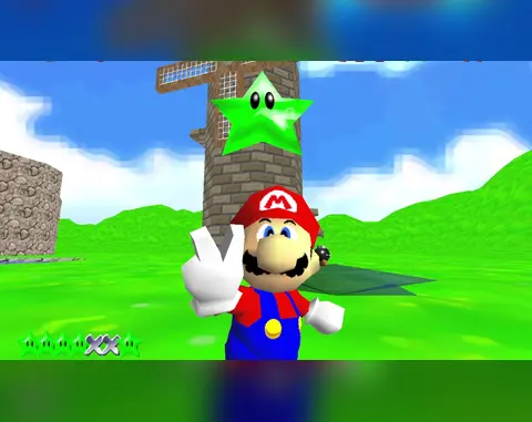 SM64 The Green Stars (Super Mario 64 ROM hack)