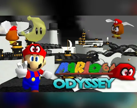 Super Mario Odyssey 64 (Super Mario 64 ROM hack)