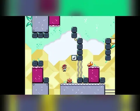 Super Mawaru World (Super Mario World ROM hack)