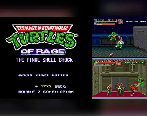 TMNT of Rage: The Final Shell Shock (Streets of Rage 2 ROM hack)